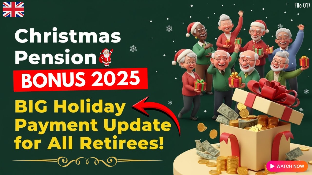🎄 Christmas Pension Bonus 2025 🎁 | BIG Holiday Payment Update for All Retirees! 💰