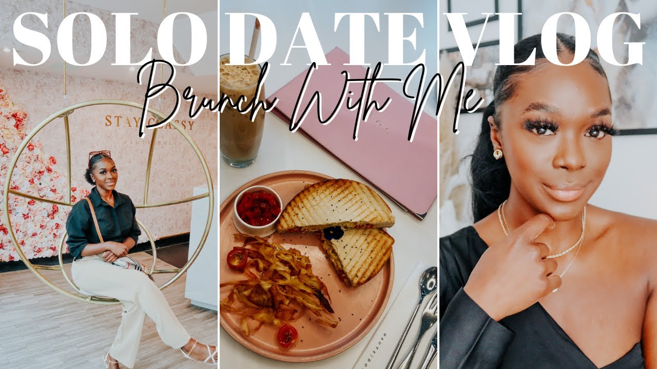 SOLO BRUNCH DATE 🌸 | enjoying myself whilst in a long-distance relationship | vlog