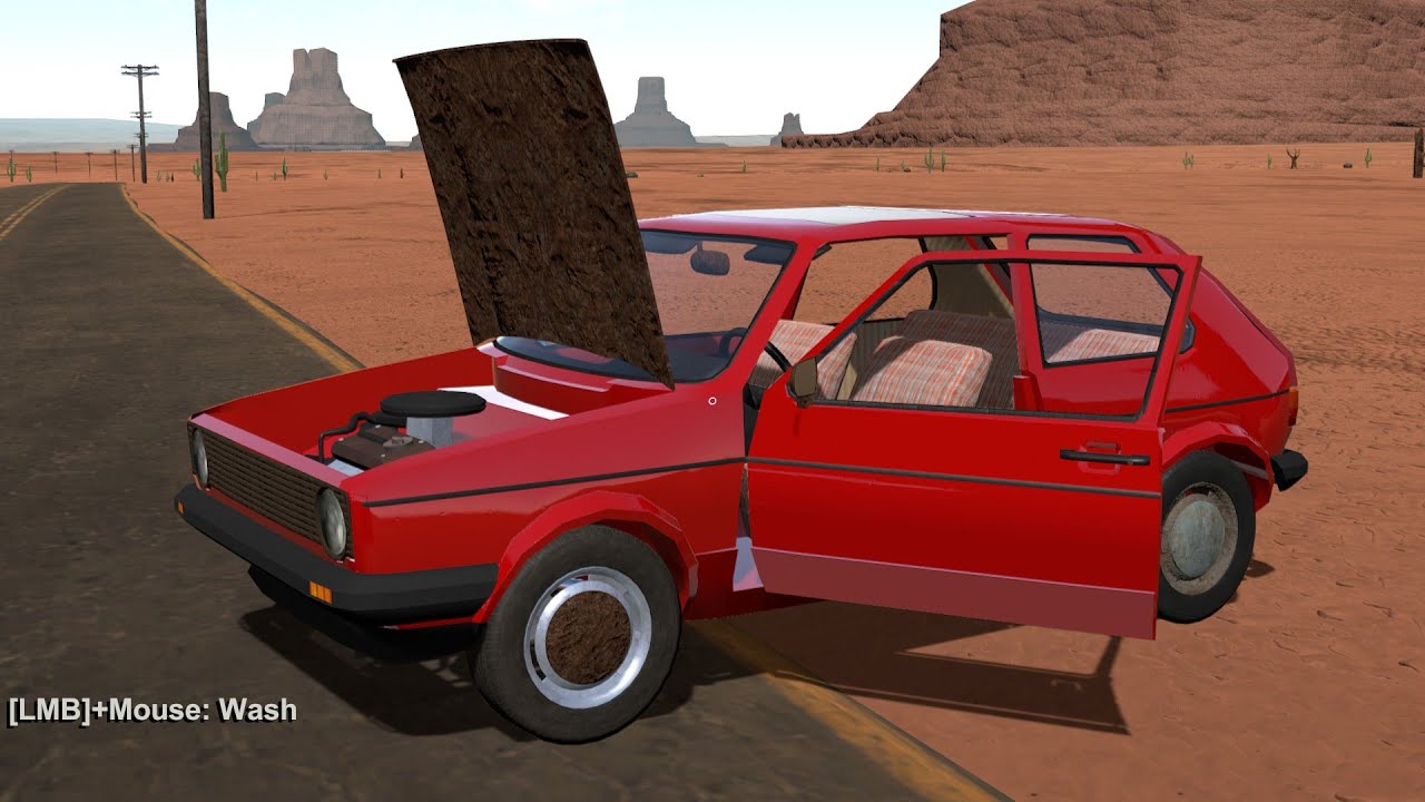 The Long Drive Installing V8 engine in IFA Truck and VW Golf I. Car crash at 215km/h.