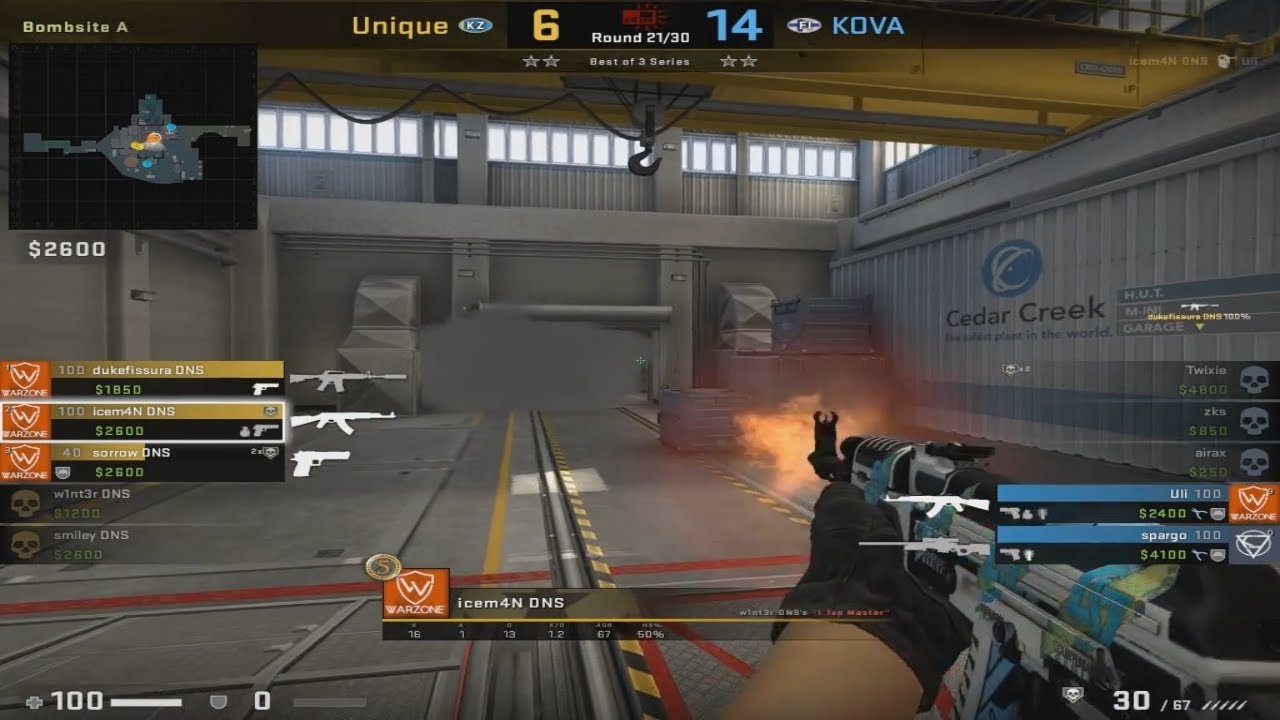Counter-Strike: Global Offensive CS:GO Unique vs KOVA 5on5 de_nuke 05.10.2021 HLTV