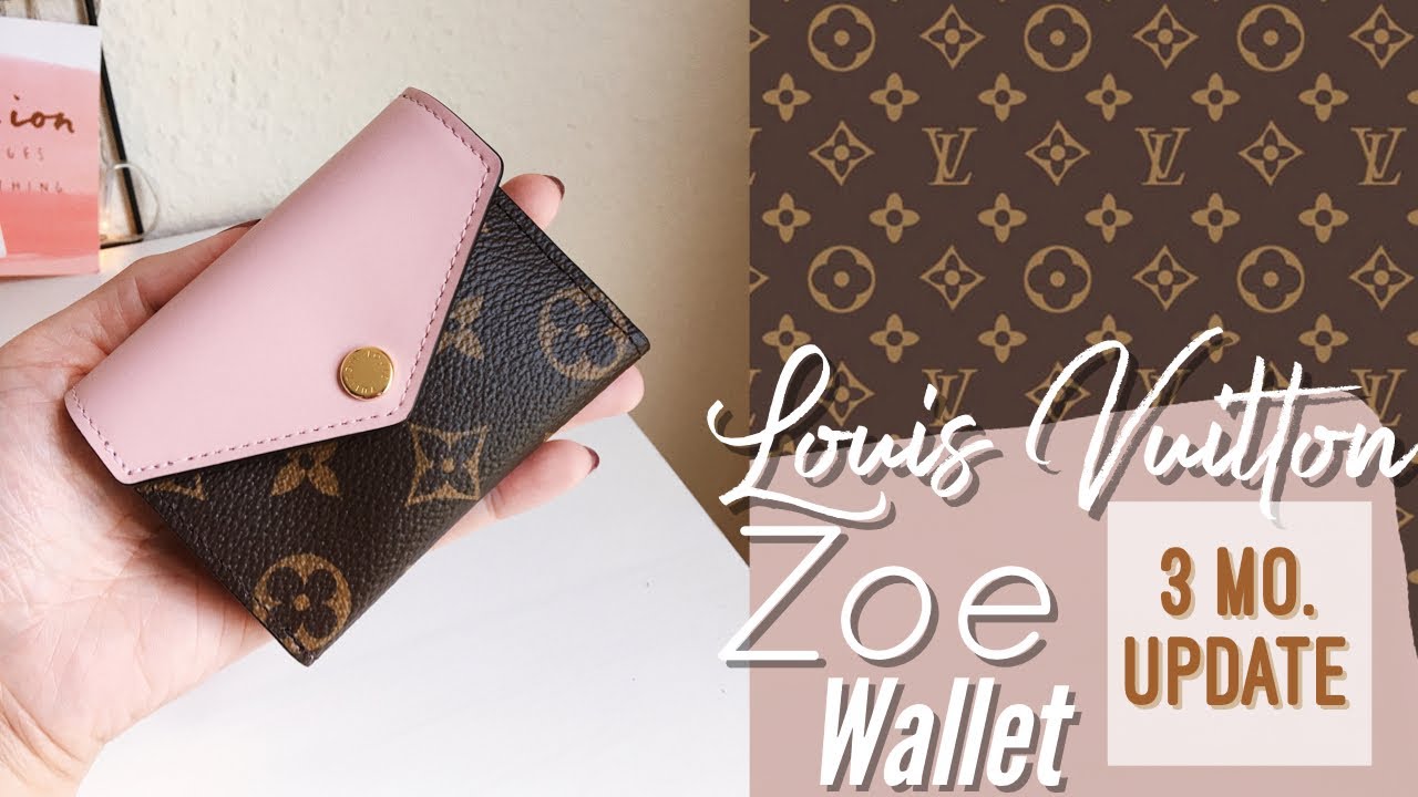 Louis Vuitton Zoe Wallet (Rose Ballerine) 3 Month Update | Wear & Tear