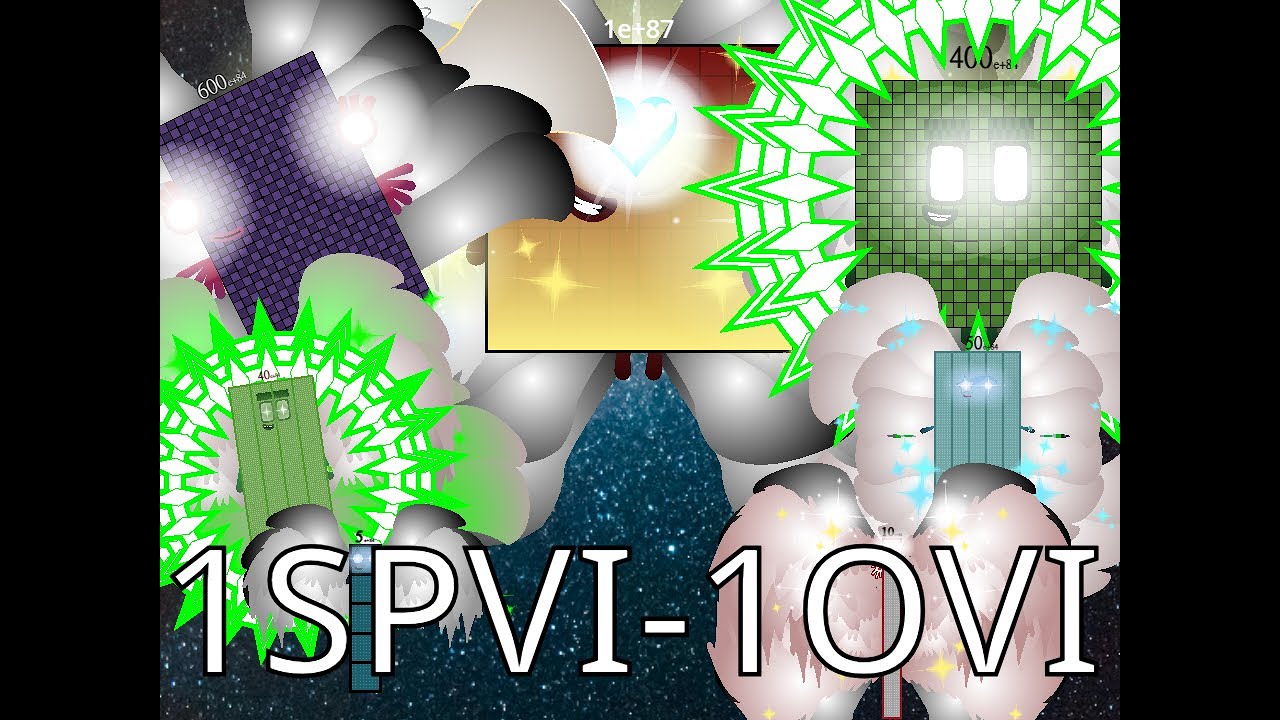 Numberblocks Band But Different 1SPVI to 1OVI Full of Septenvigintillions