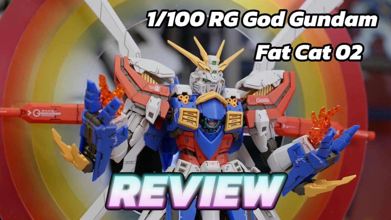 Return of the God of Gunpla - Fat Cat 1/100 RG God Gundam - REVIEW - [4K]