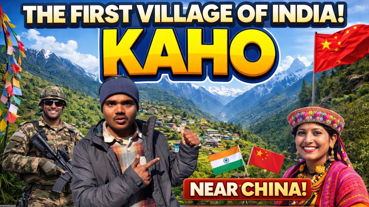 The First Village Of India | kaho Village Arunachal Pradesh | Northeast India | Near China 