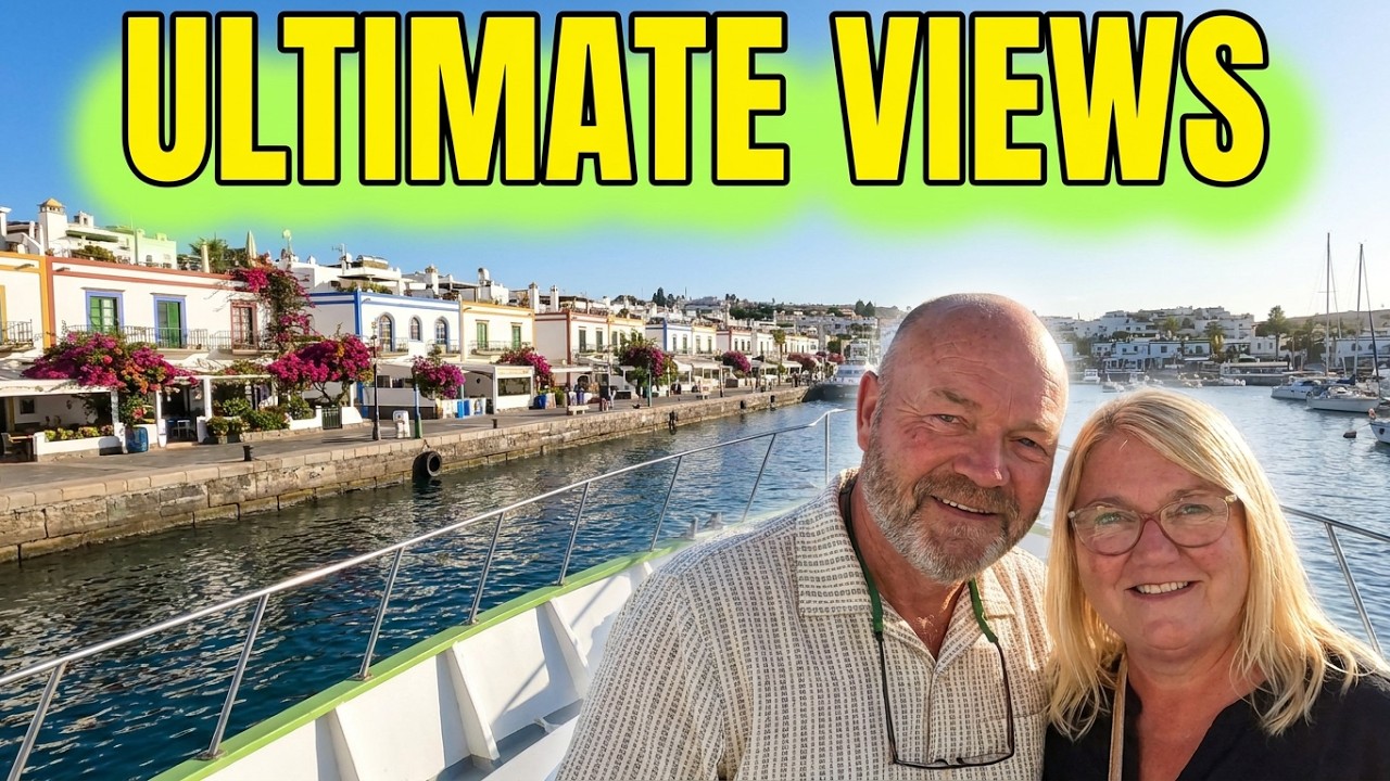 Ferry - Puerto Mogan  to Puerto Rico, ( Views of Tui Blue Suite Princes Taurito) ..July 2025