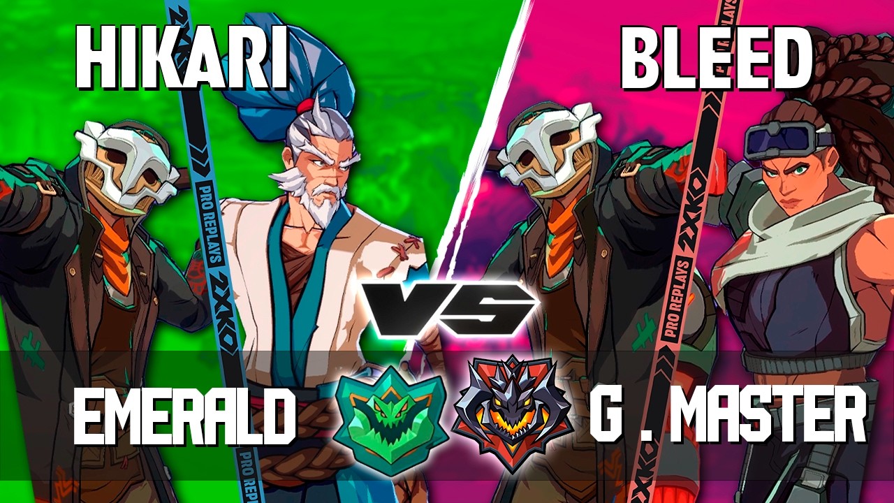 2XKO ▰ HIKARI (Yasuo-Ekko) vs BLEED (Ekko-Illaoi) ▰ 2XKO Pro level replays