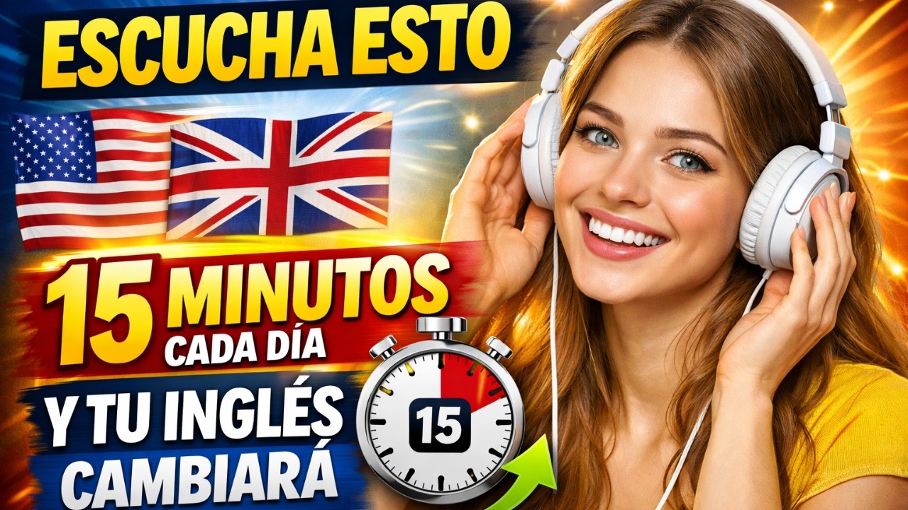 ESCUCHA ESTO 15 MINUTOS CADA DÍA y TU INGLÉS CAMBIARÁ | Aprende Inglés Fácil con Listening Diario