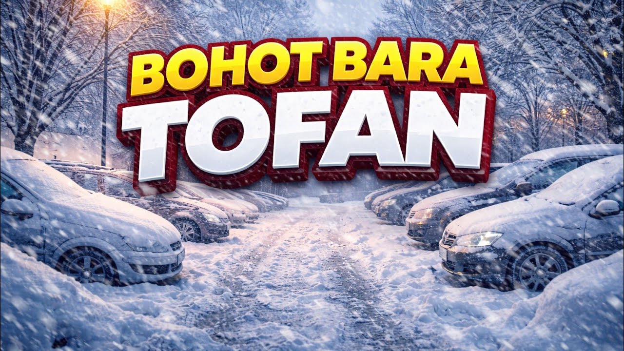 Bohot Bara TOOFAN/ 🥶Snowfall in paris/Winter Dream 4k UHD