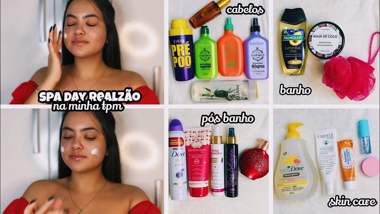 SPA DAY REALZÃO NA TPM | *testando produtinhos novos*