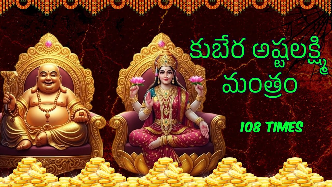 💰 Kubera AshtaLakshmi Maha Mantra|Unlock Wealth & Fortune|Powerful Money Attraction Mantra 108 Times