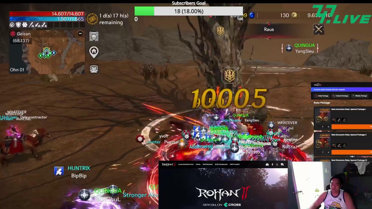 ROHAN 2 LIVE! WORLD BOSS!