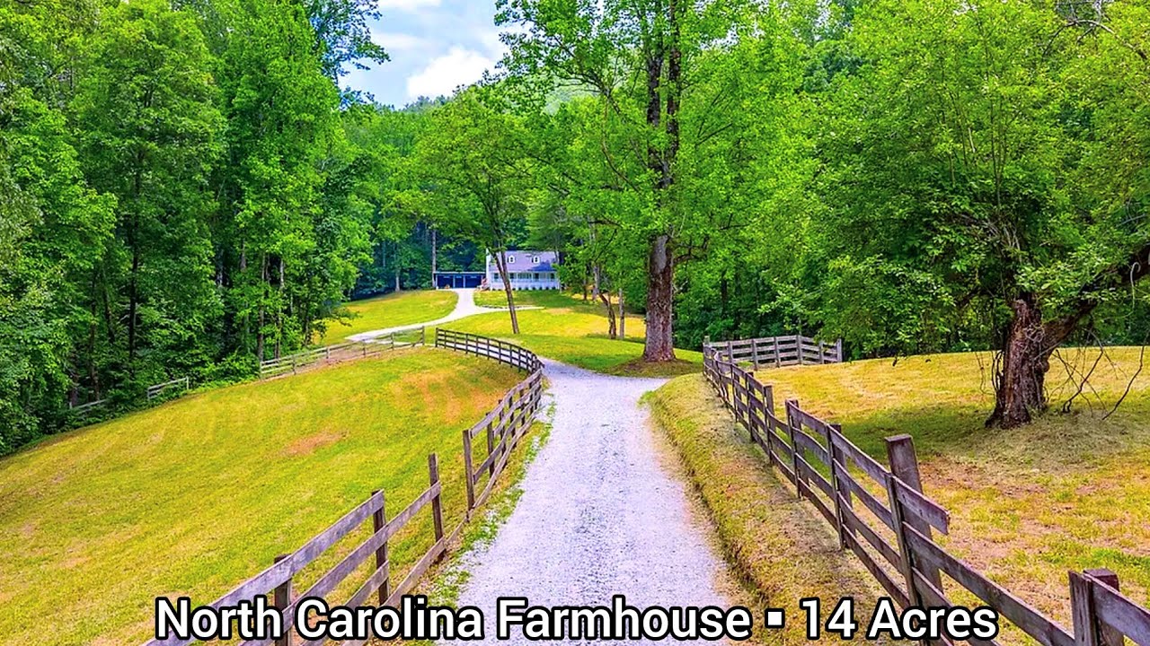 North Carolina Farmhouse For Sale | 14 Acres | North Carolina Real Estate | Highlands Farms