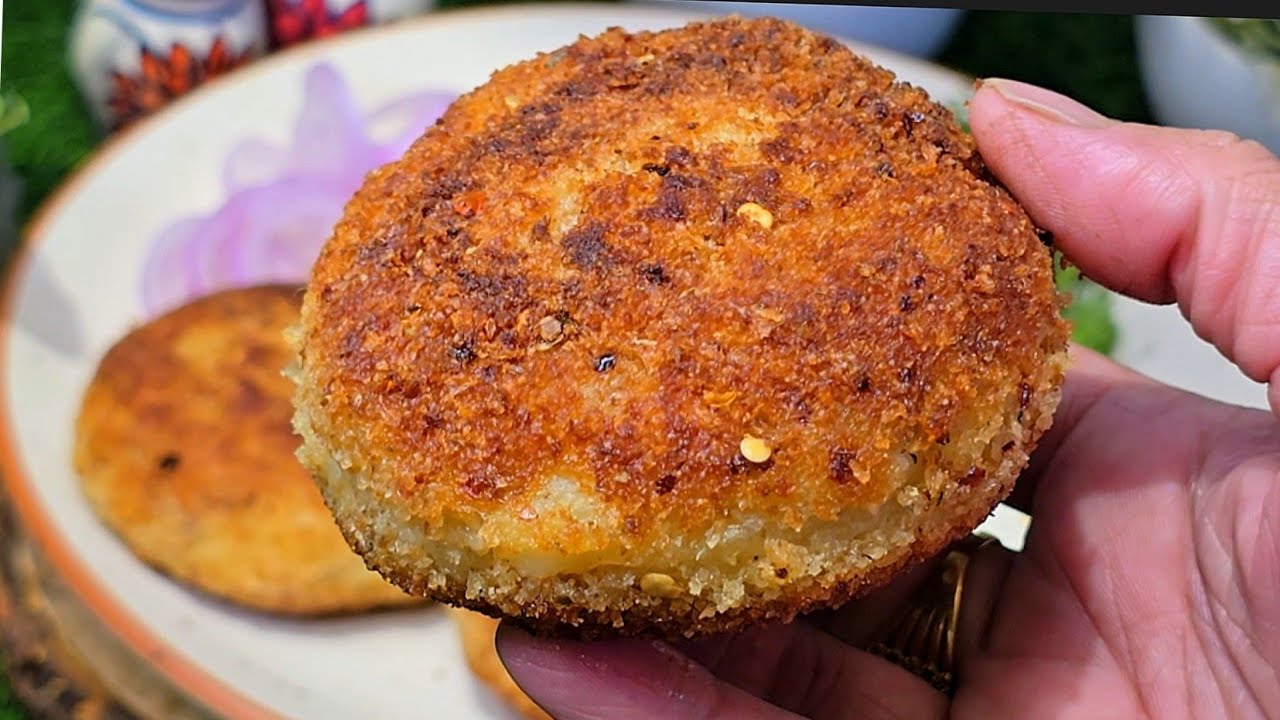 Ramzan special stuffed chicken aloo patties | chicken filling stuffed inside patties iftar recipe