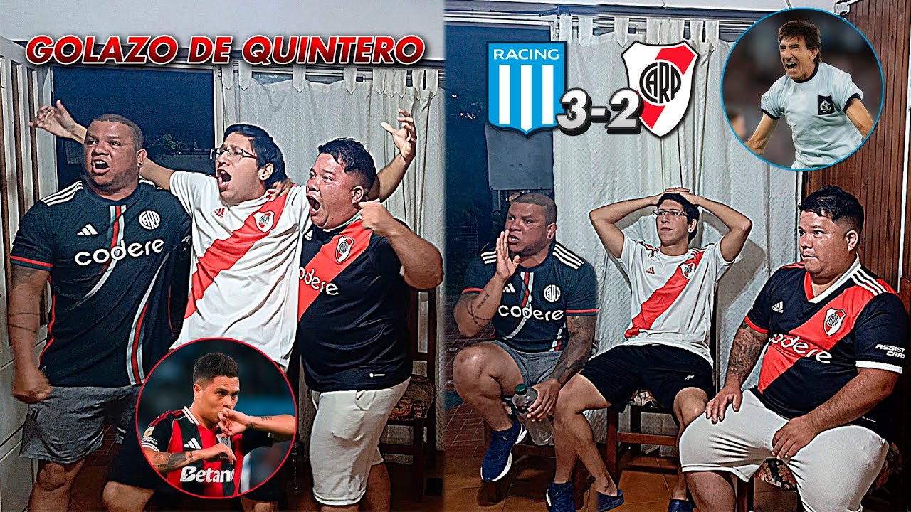 Racing 3 River 2 - REACCIONES de HINCHAS RE CALIENTES 😡 | Torneo Clausura 2025