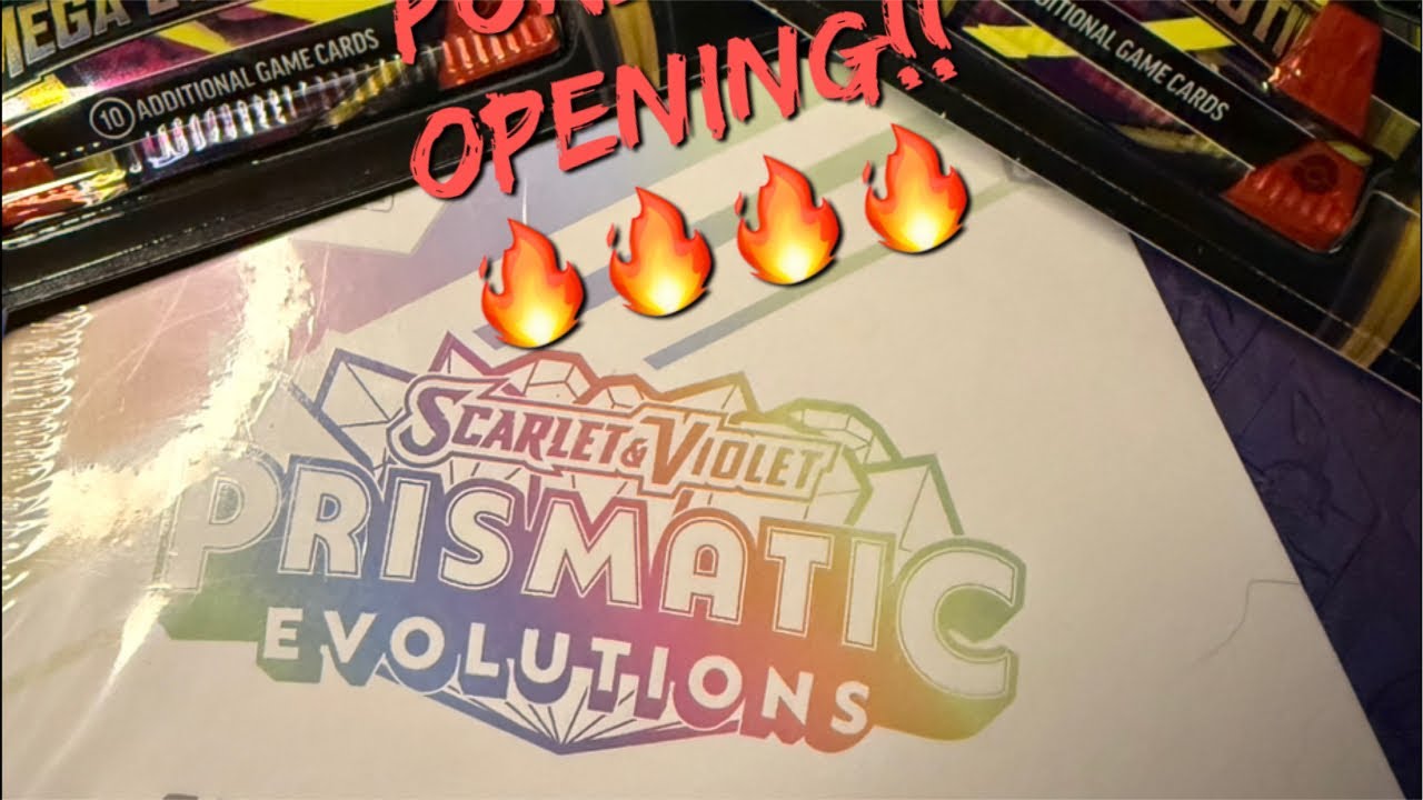 PRISMATIC SPC OPENING AT 900 SUBS! Prismatic & MEGA Mystery Box Pokemon Card Opening! #pokemon #fyp
