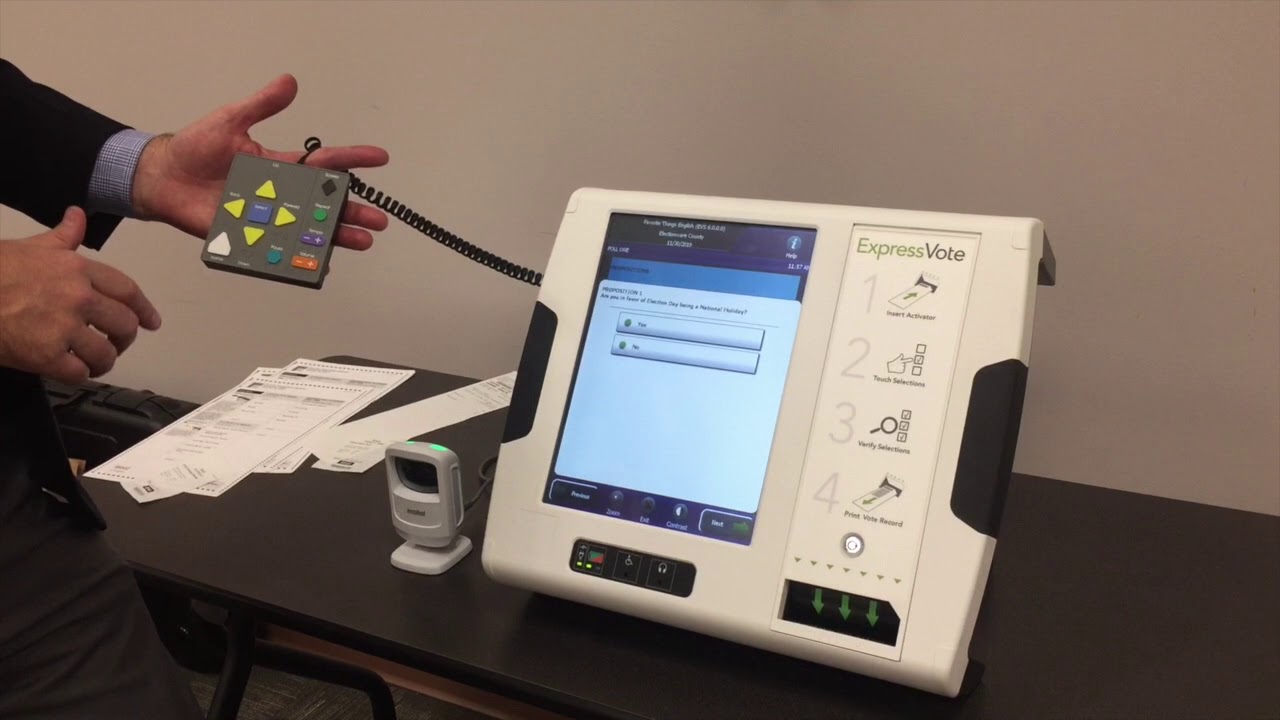 New Franklin County voting machines