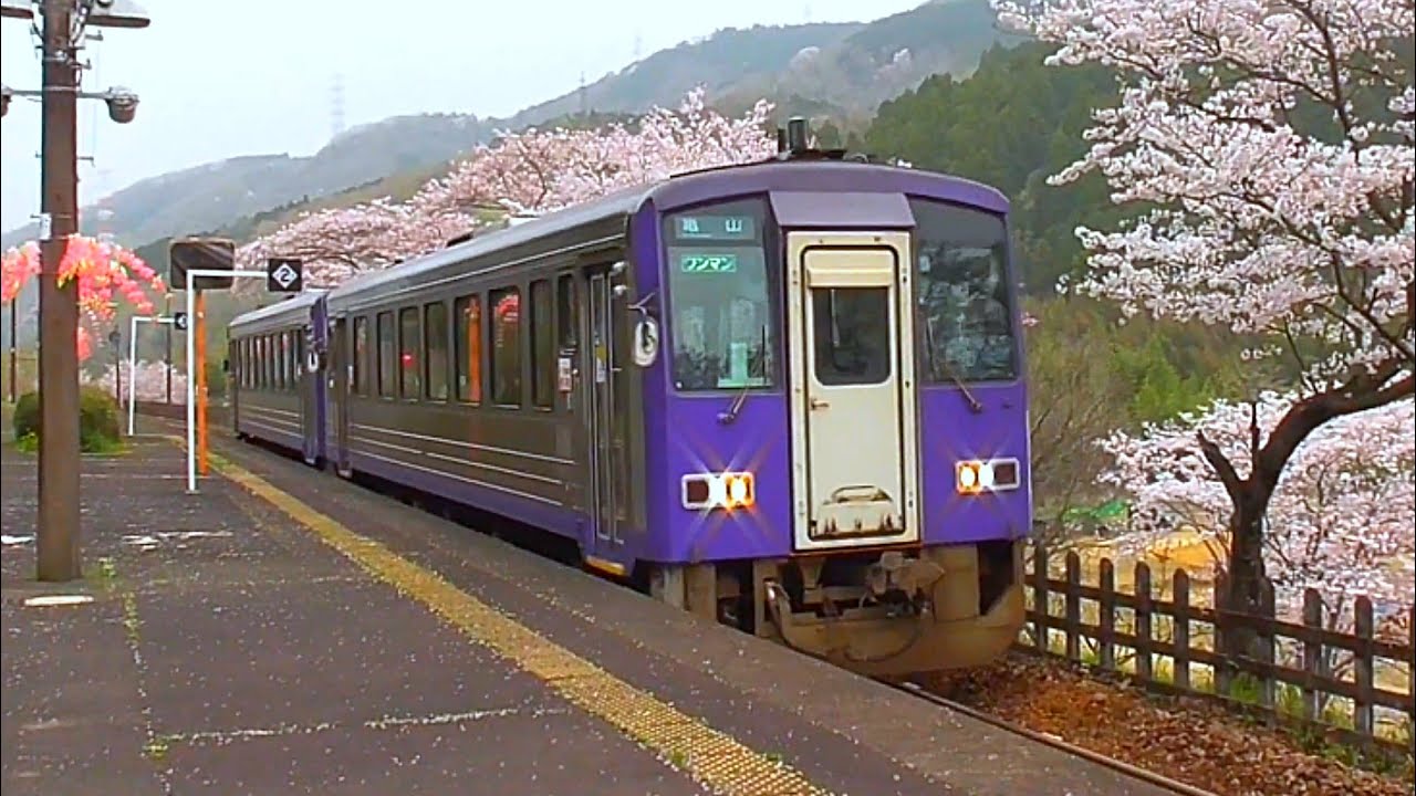 【JR関西本線】キハ120系　普通亀山駅行き　笠置駅到着