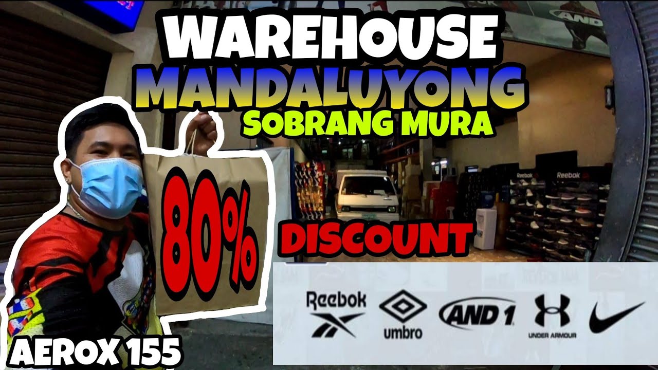 MURANG WAREHOUSE NG SAPATOS NIKE / UNDER AMOUR / REEBOK / UMBRO / AND1 / ROCKPORT SA MANDALUYONG