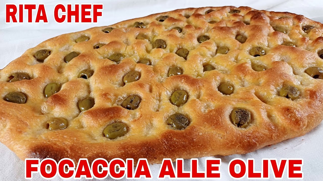 ФОКАЧЧА С ОЛИВКАМИ🍕ШЕФ-ПОВАР РИТА | FOCACCIA WITH OLIVES.