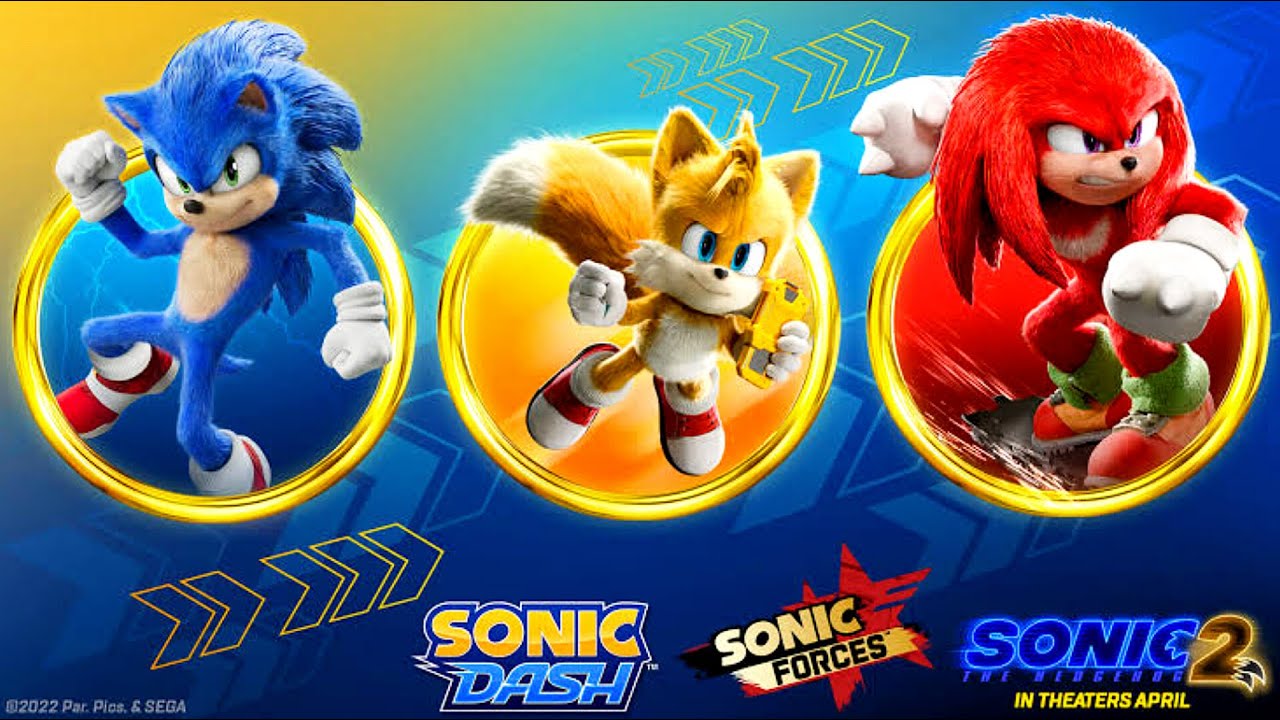 Sonic vs Knuckles vs Tails Sonic Dash Android gameplay
