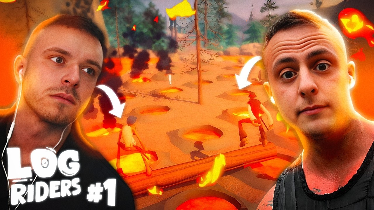 Dve Gumičky gúľajú STROM! | RESTT & 2SEKUNDOVYMATO - Log Riders #1