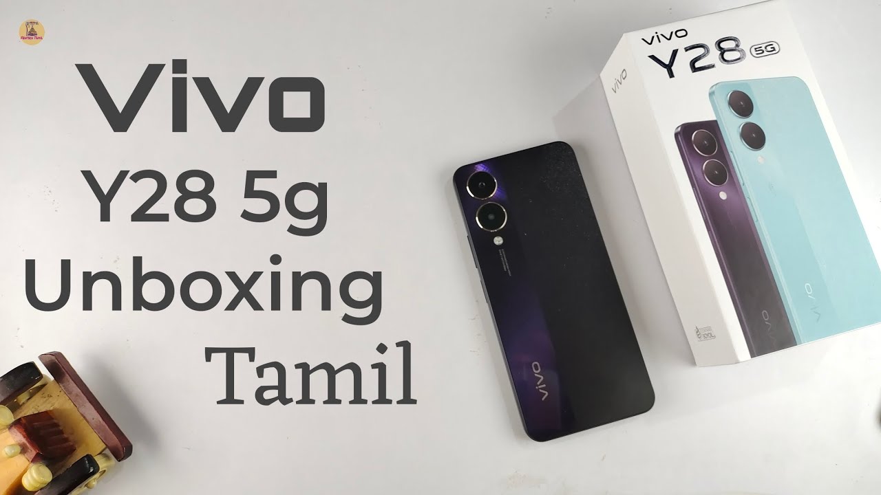 😎Vivo Y28 5g Unboxing and First Impression tamil..//Dual tone finish ..//Few Tech Tamil