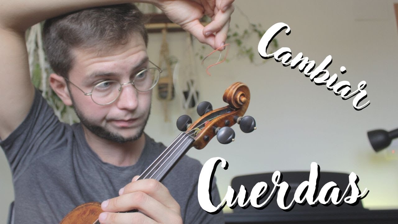 ¿Cómo cambiar una cuerda en el violín?