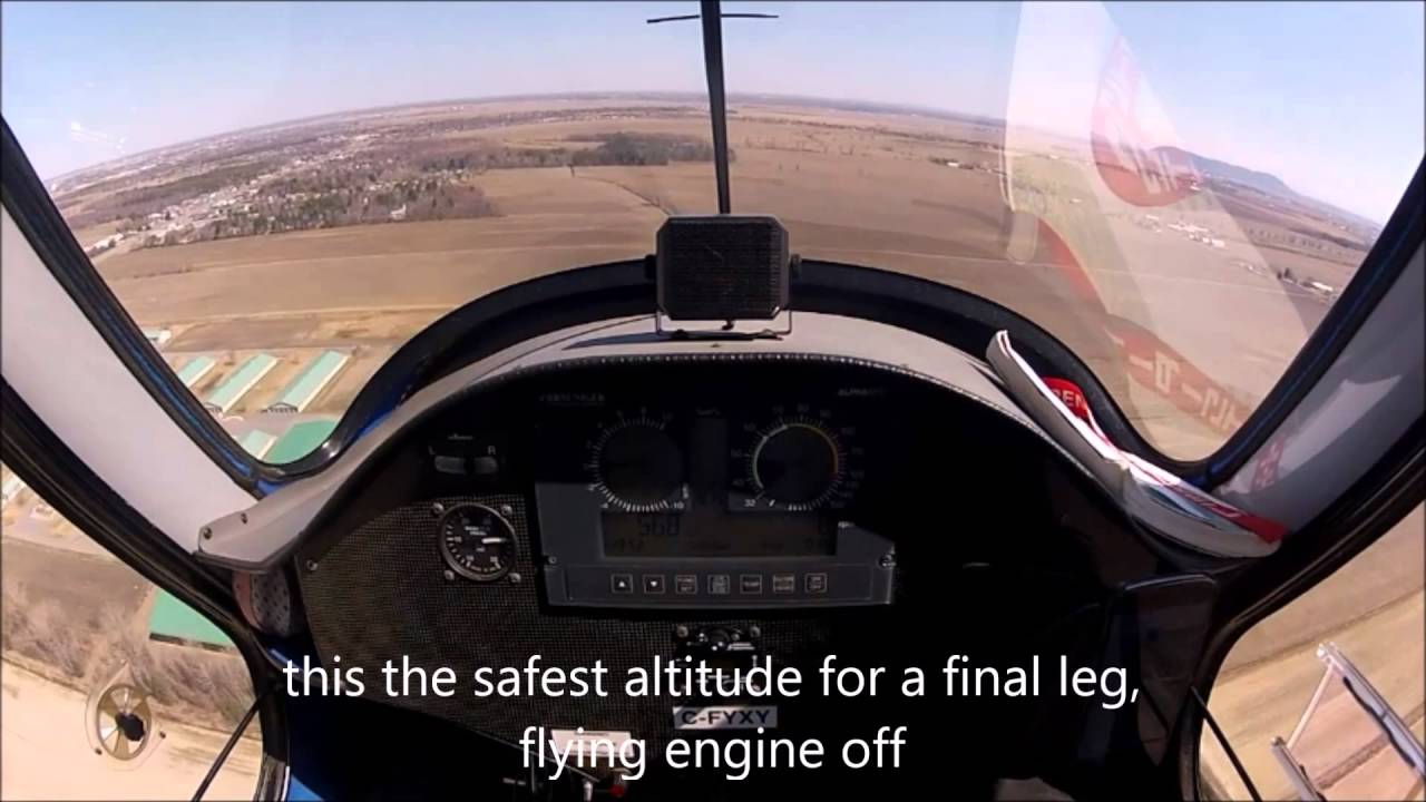 sinus landing explained with captions