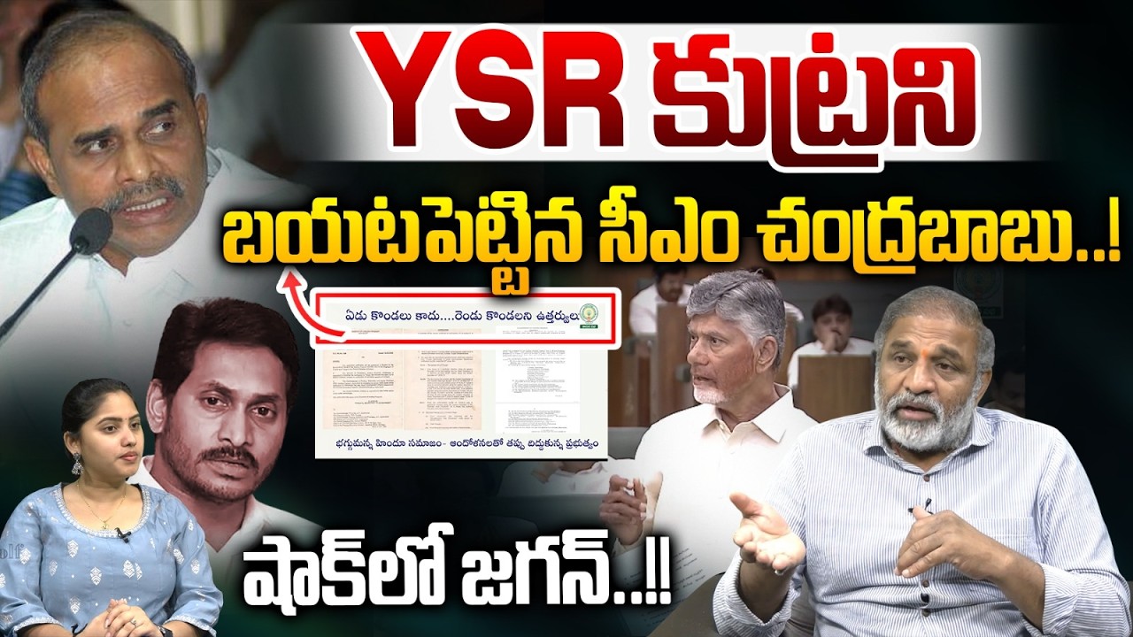CM Chandrababu Sensational Leak: YSR కుట్రని బయటపెట్టిన సీఎం చంద్రబాబు.! | YS Jagan | Wild Wolf Taja