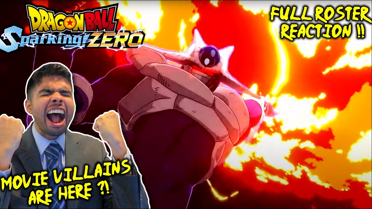 Z BROLY, COOLER, JANEMBA AND MORE?! Dragon Ball Sparking Zero Full Roster Reveal TRAILER REACTION!