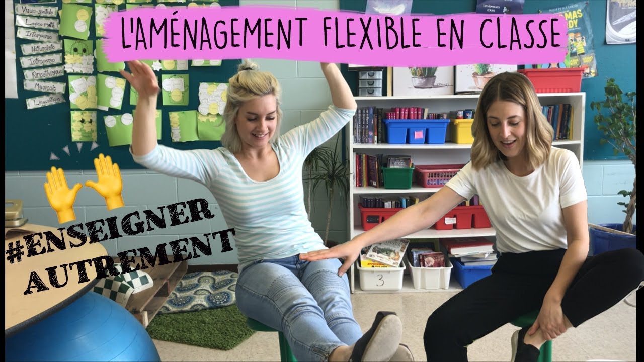 L'aménagement flexible en classe!