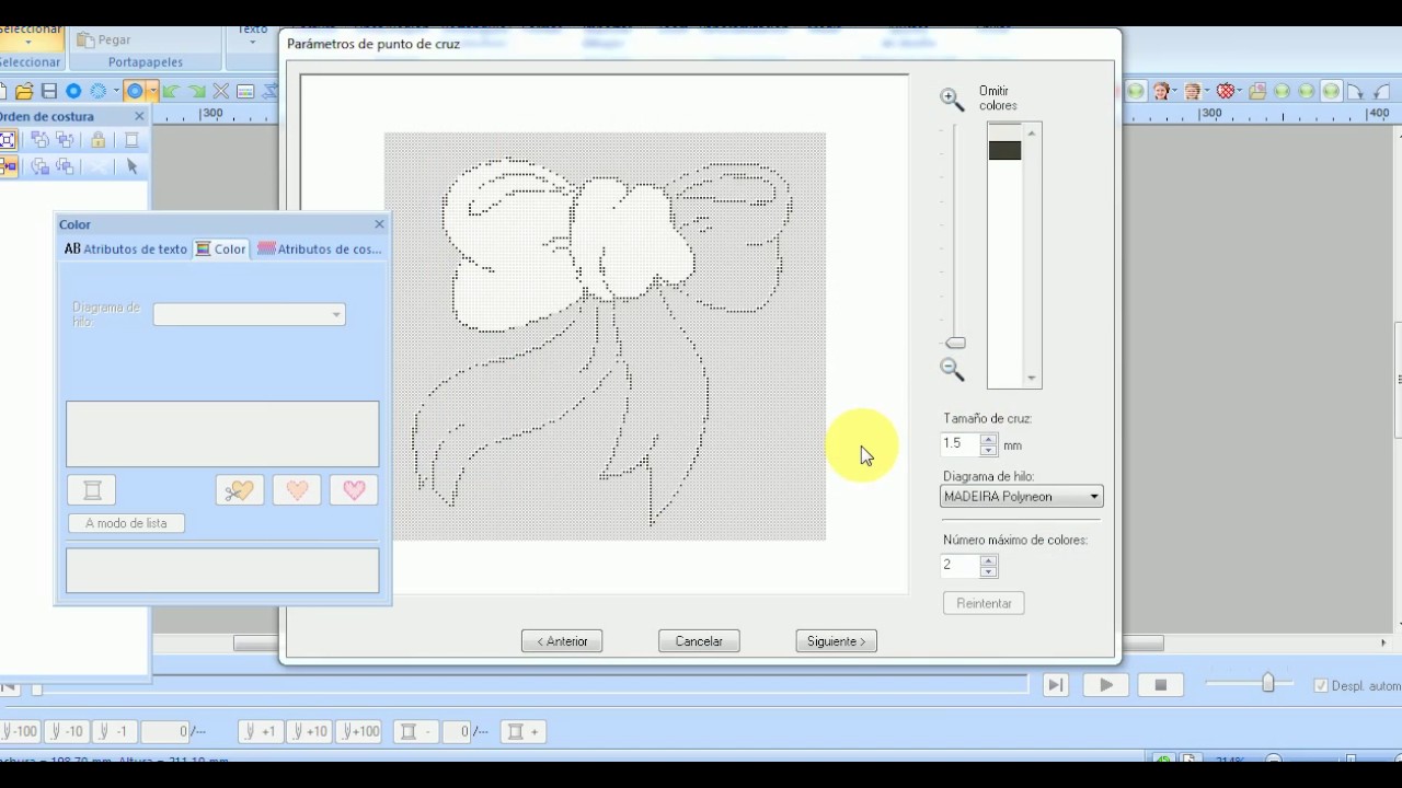 Tutorial punto croce con pe-design