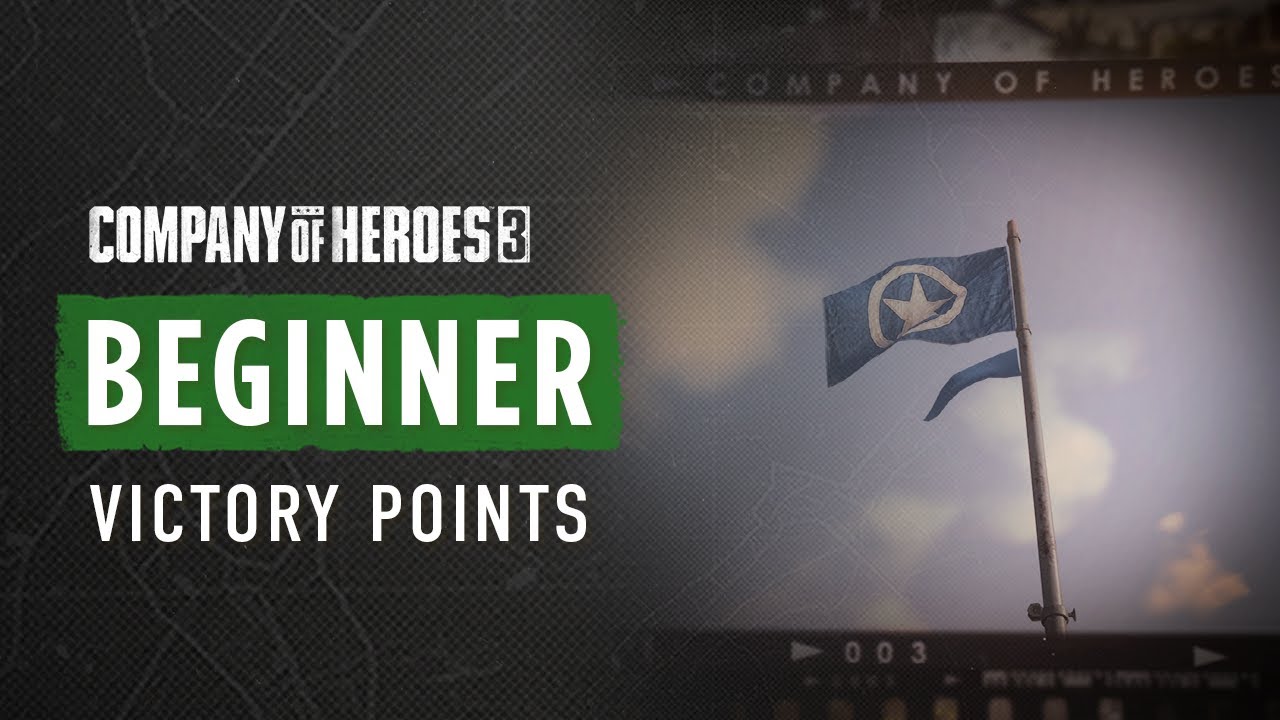 CoH3 BEGINNER TUTORIAL - How to capture victory points