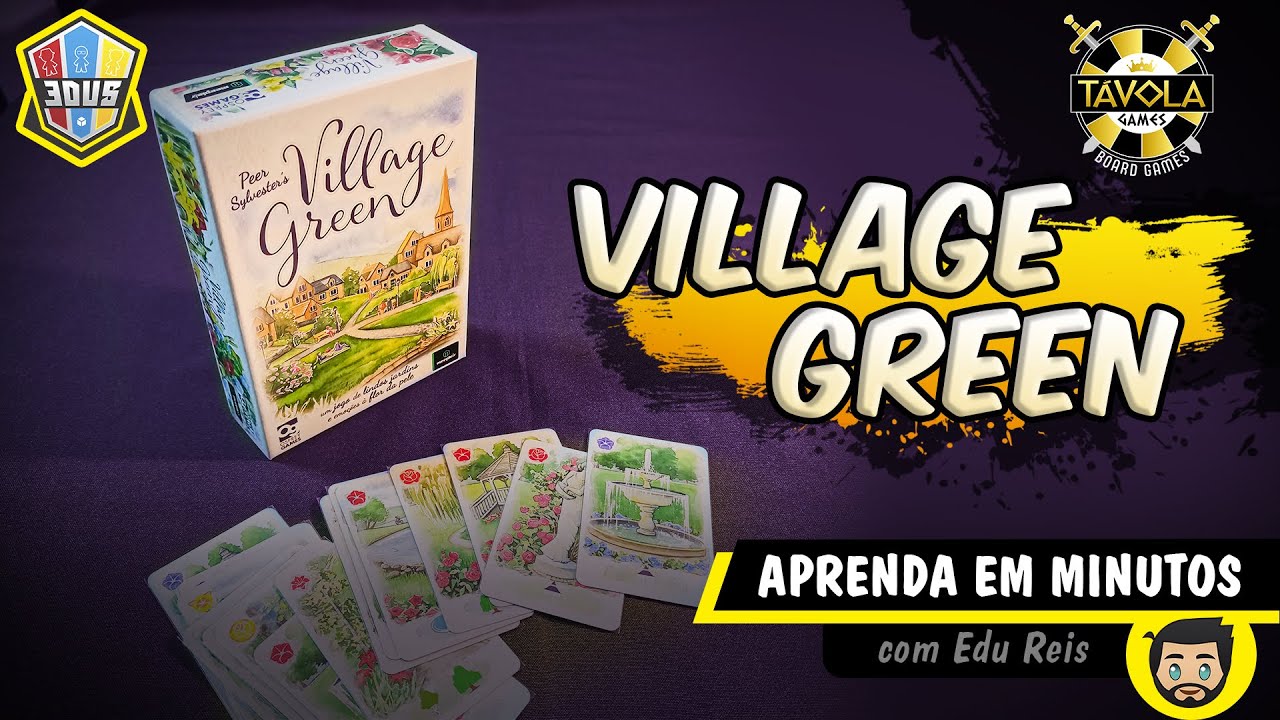 Village Green - Regras e Gameplay Solo - Aprenda em Minutos
