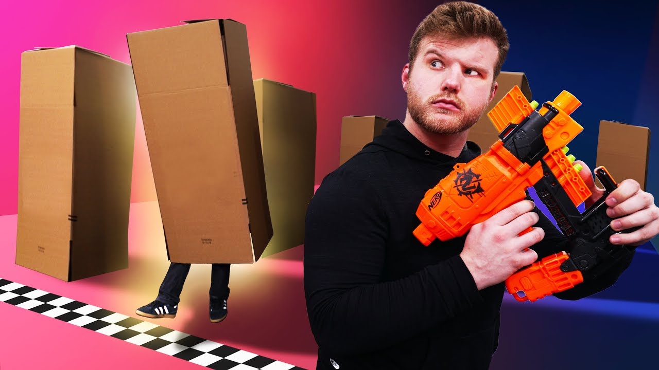 NERF Hide in a Box Challenge!