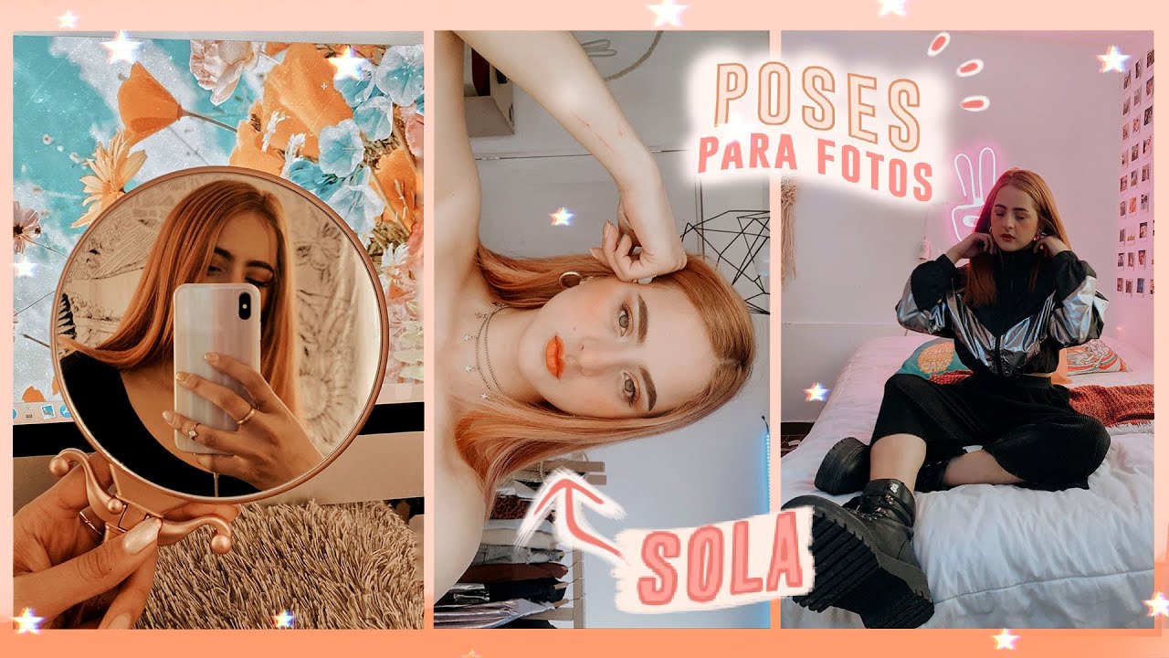 POSES PARA FOTOS SOLA en casa/ probando blogs