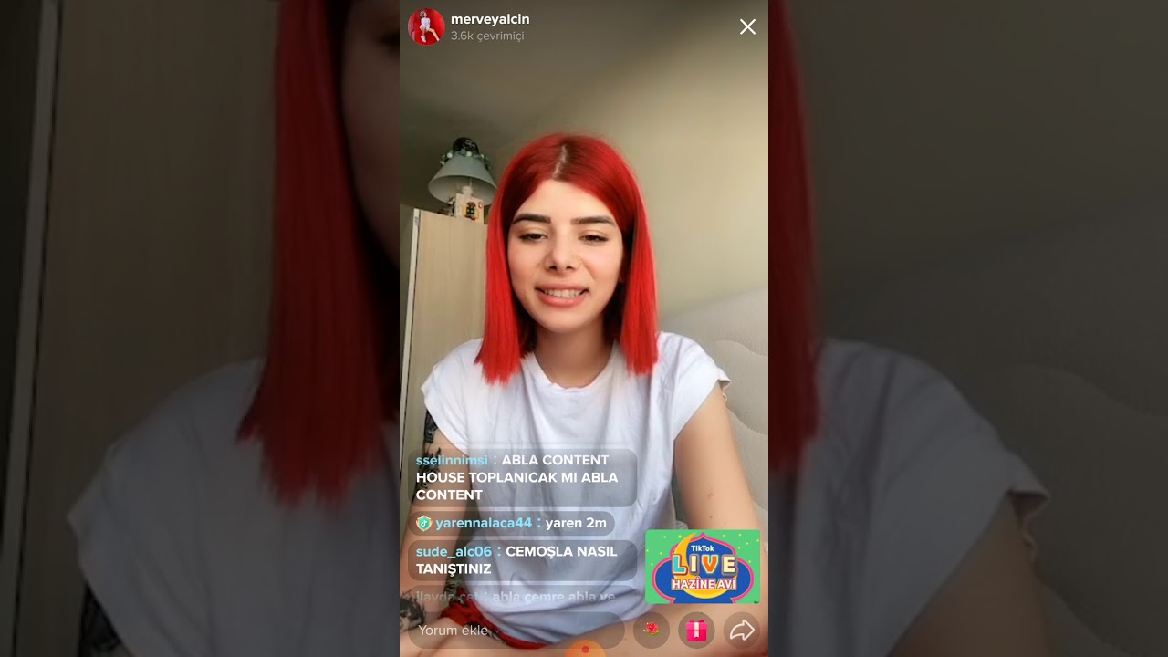 #tiktok#merveyalçın Tiktok Canlı Yayın / Kadınları hor görmeleri hakkında çok doğru bi konuşma yap