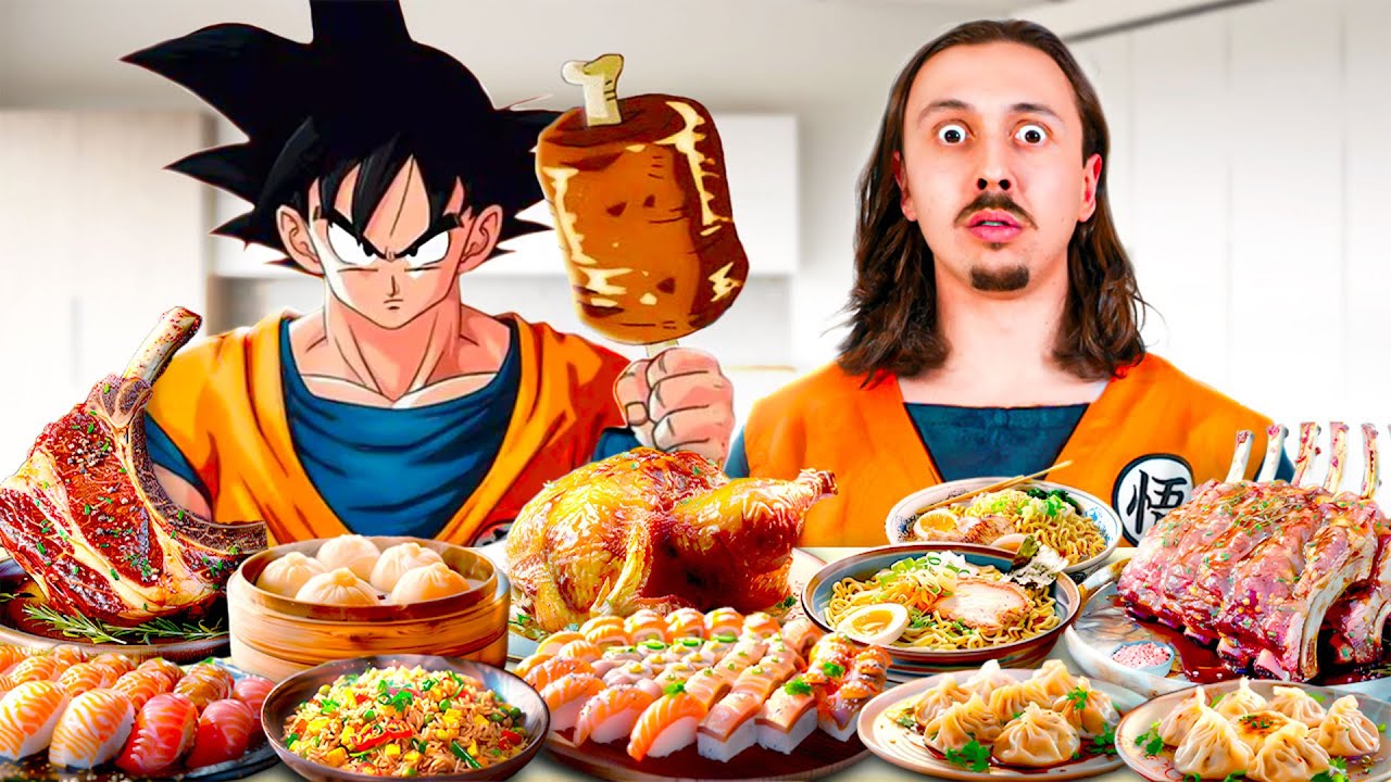 Je mange comme SAN GOKU pendant 24h