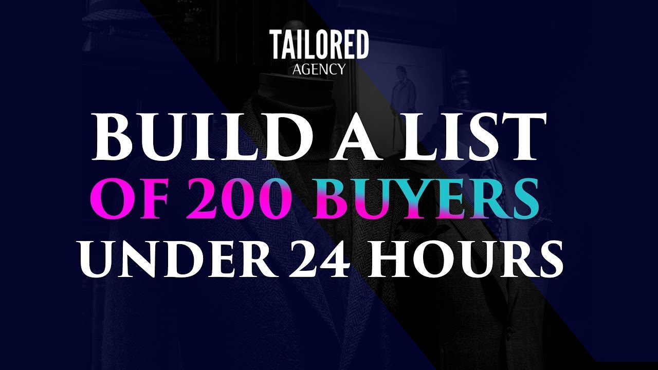 WATCH As We Build A List Of Over 200 Buyers In Under 24 Hours Starting From Scratch