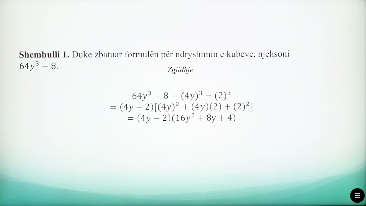 8 02 057 - Java 15 - Matematikë - Ndryshimi i kubeve