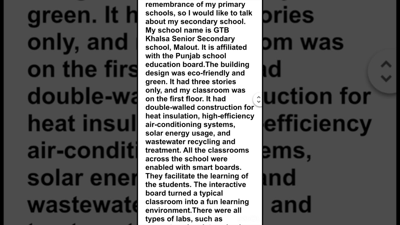 Ielts speaking cue card part 2 : Describe Your First Day At School