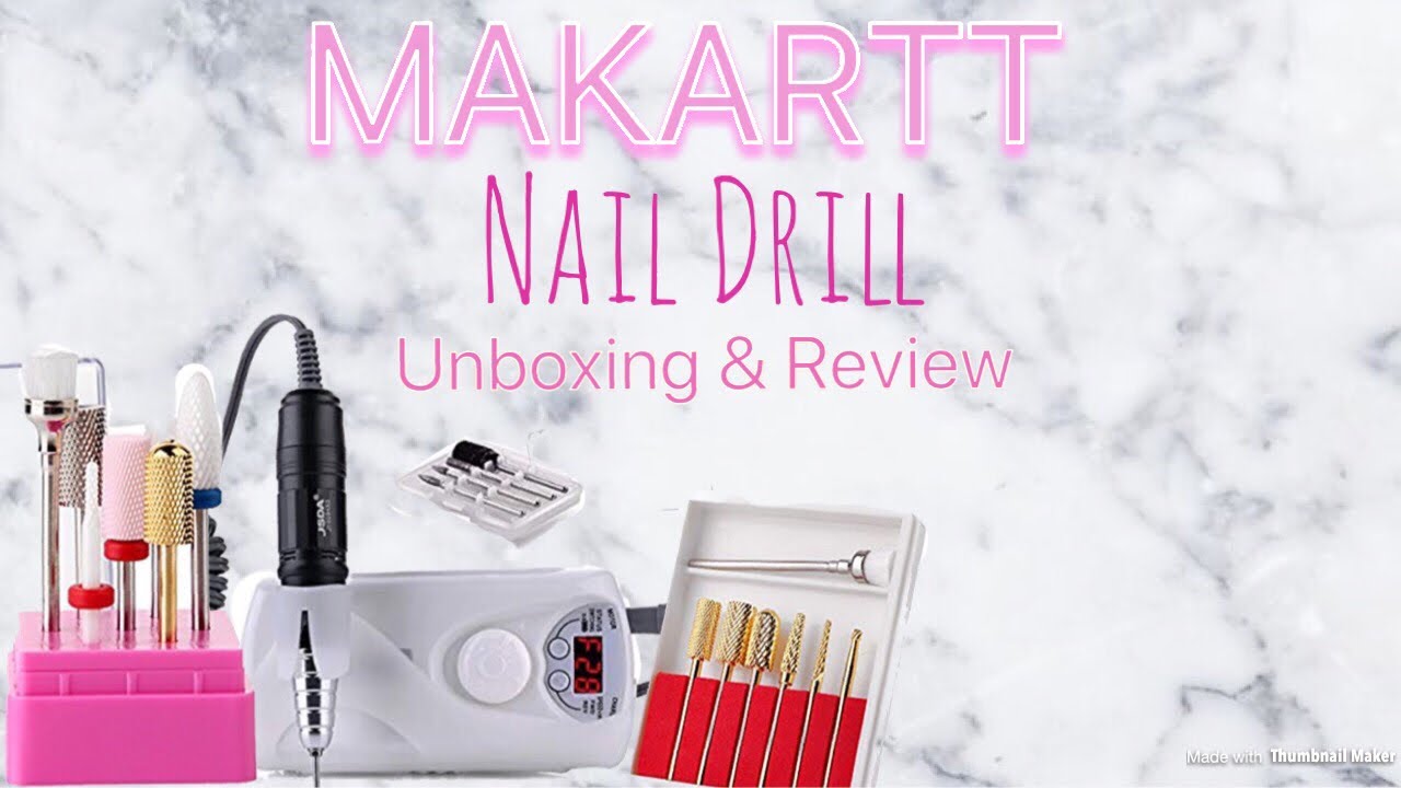 MAKARTT 30000 RPM Nail Drill Unboxing And Review