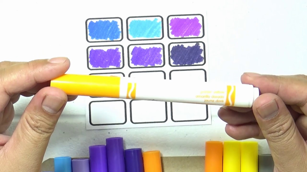 Unboxing and Review: Crayola Markers 64 colors