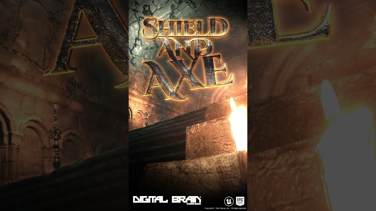 Shield and Axe #shorts #digitalart #gamesindie #unrealengine