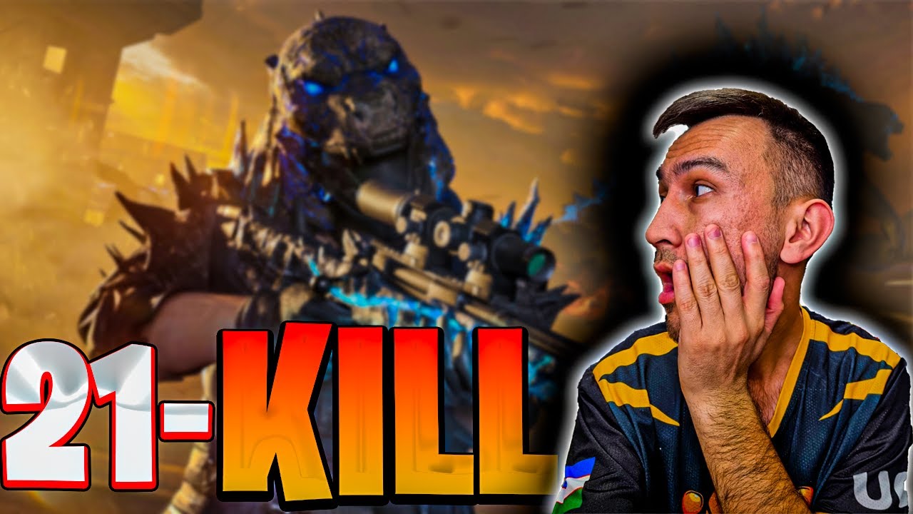 21-KILL BIR O'ZIM STRIMSNAYPERLARGA QARSHI QOLIB KETDIM | PUBG MOBILE