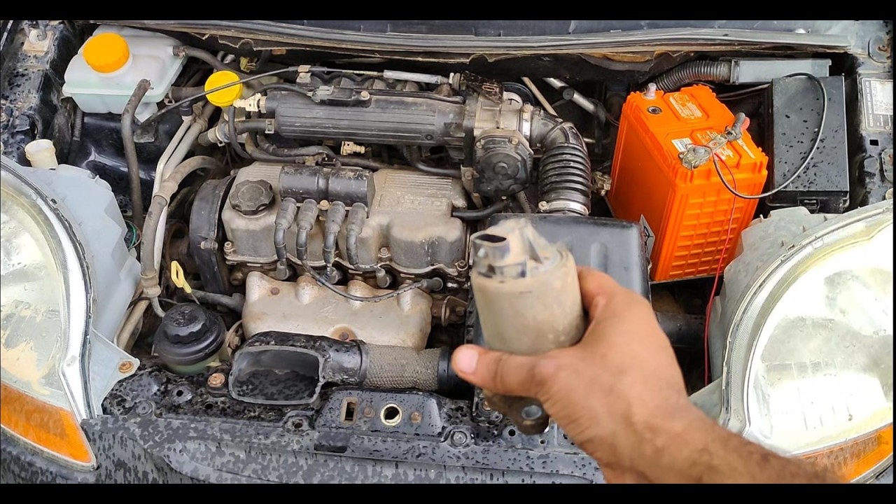 How To Clean EGR Valve/Chek Engine Code (P0404)/Chevrolet Spark EGR Cleaning Process  #subscribe