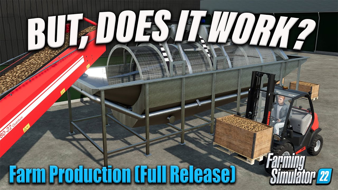FARM PRODUCTION PACK | FS22 NEW DLC (Review) Farming Simulator 22 | PS5 | 30th Apr 24.