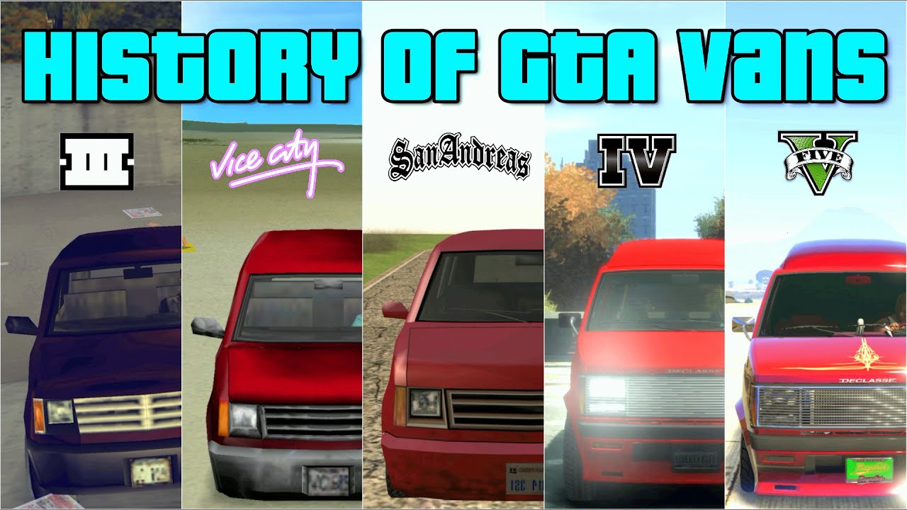 Evolution of Vans from GTA III to GTA V