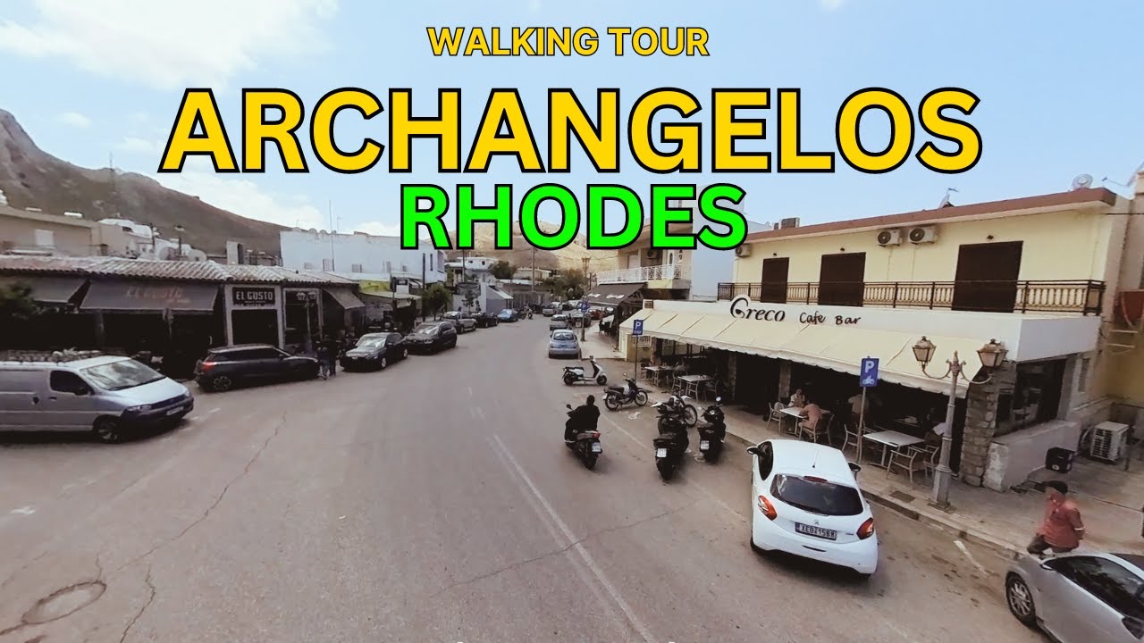 Archangelos Village in Rhodes in 2024 | Walking tour