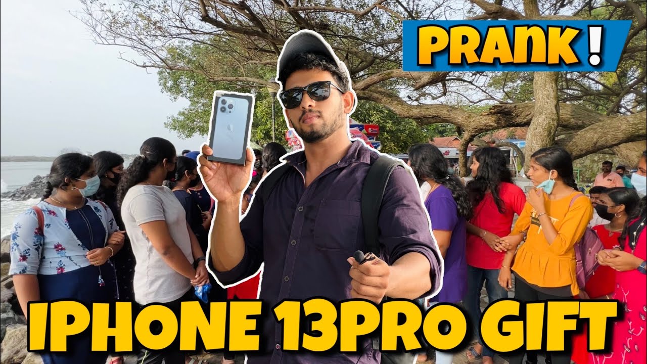 iPhone 13pro gift ആയി കൊടുത്തപ്പോൾ prank shocking reaction 😳🔥| fayizzibrahim